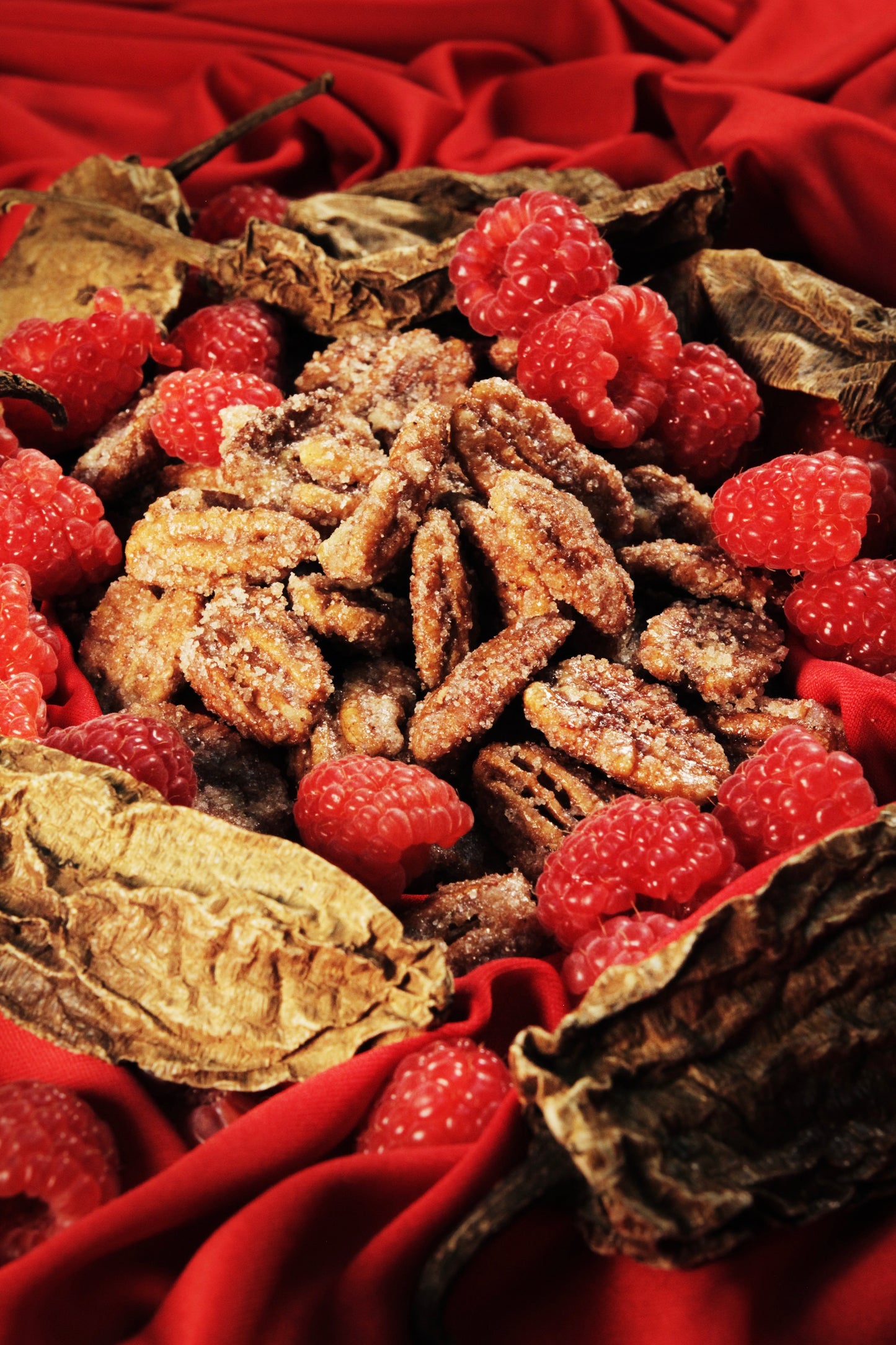 Raspberry Spice Pecans
